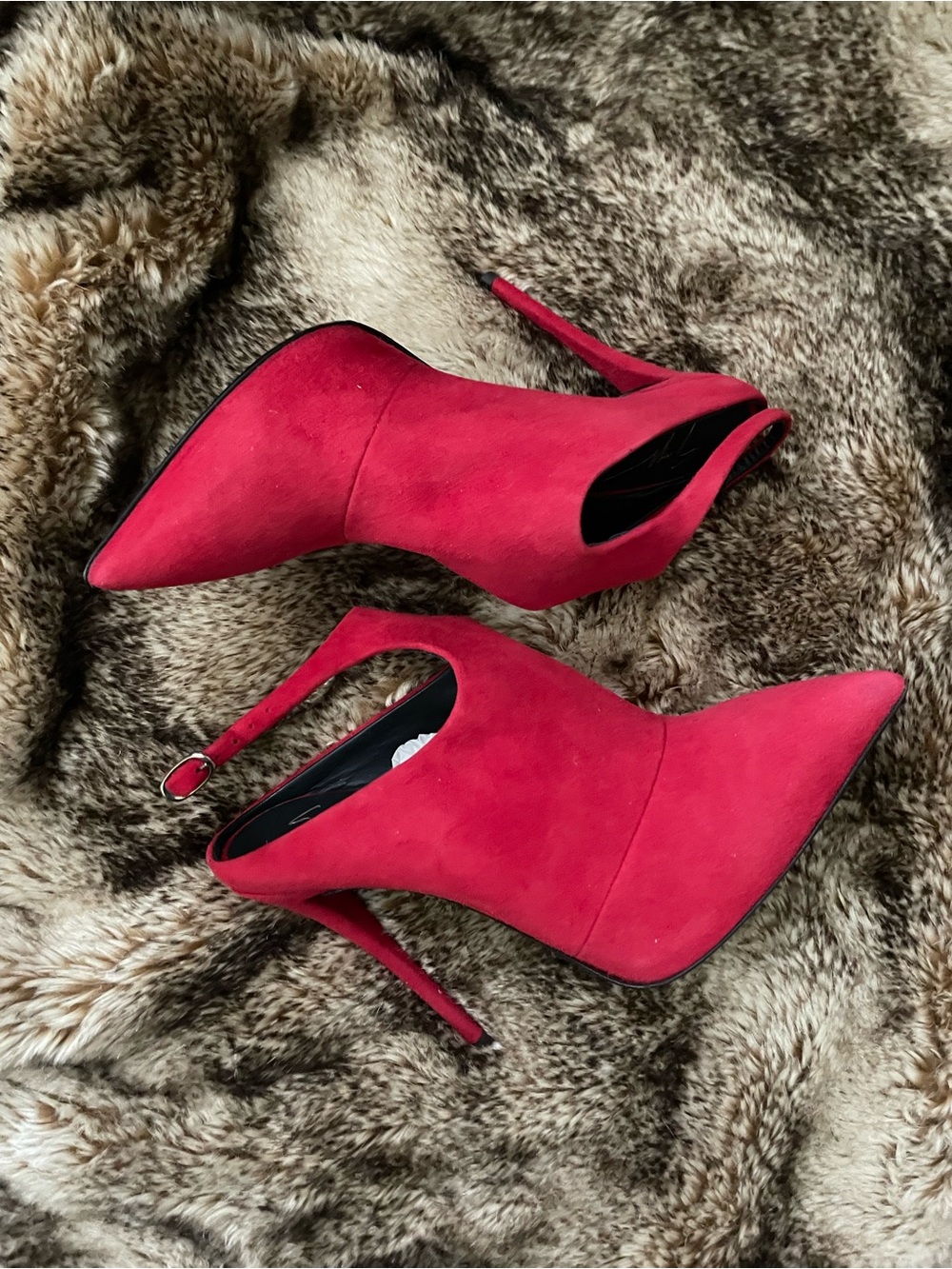 Giuseppe Zanotti Red Heeled Booties